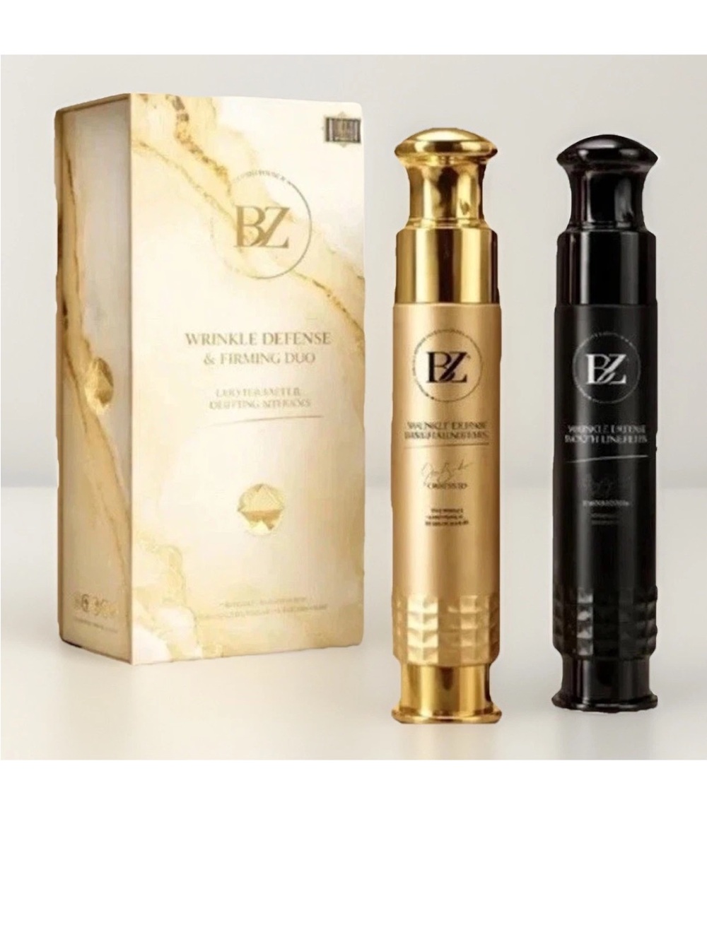 SALE! BZ Wrinkle Defense & Firming Duo - Gold Serum Set. NEW SEALED!